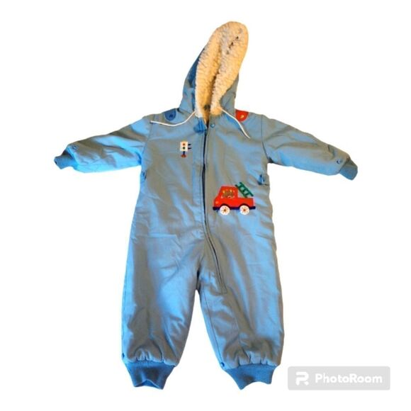 tidy Kins Other - Vintage Tidy Kins hooded insulated one piece with front zipper